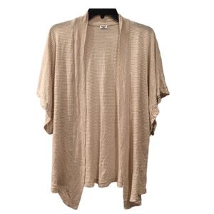 New splendid open front stripe cardigan medium